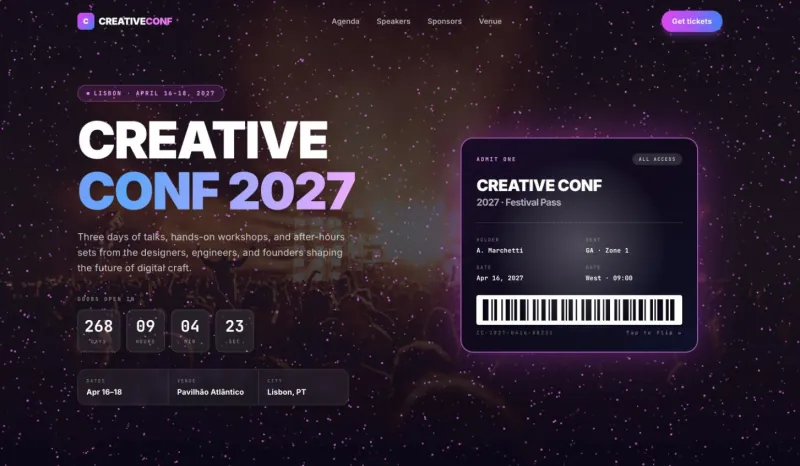 Conference Landing preview